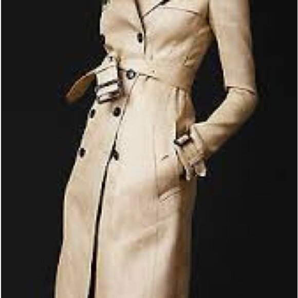 *SOLD*NEW Burberry Runway Suede Trench - Picture 3 of 16